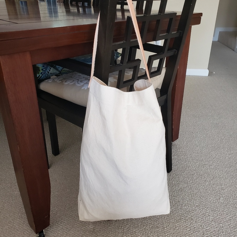 Natural cotton tote